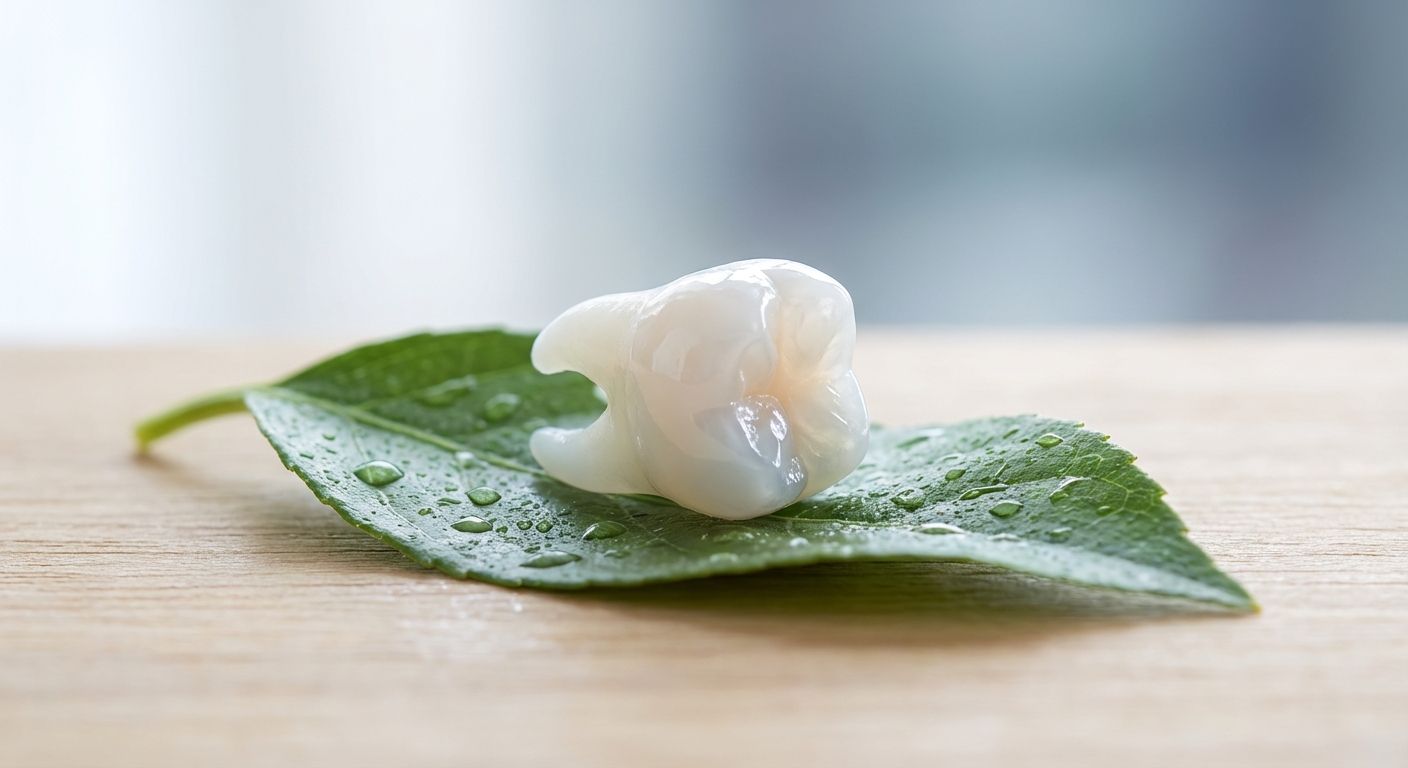 Muela sobre hoja - Odontología natural para niños